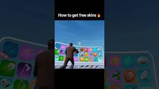 This fortnite 1v1 map lets you play free skins! 🔥 #fortnite #1v1 #viral #fyp