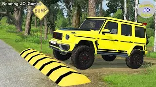 Cars vs Massive Speed Bumps # 542 – BeamNG JO Games