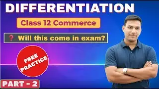 Differentiation BMS CHSE Board Exam Preparation Part-2 | Exam Oriented Questions | Free Practice