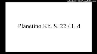 Planetino Kb. S. 22./ 1. d