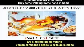 Dire Straits - Two Young Lovers (Alchemy)(Subtitulos espa&ntilde;ol - ingl&eacute;s)
