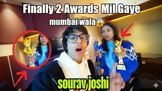 Finally Sourabh Joshi ko Mumbai Wala Bhi 2 Awards Mil Gaye😱#souravjoshivlogs 