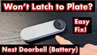 Nest Doorbell (battery): Won't Latch to the Mount/Bracket? Easy Fix!