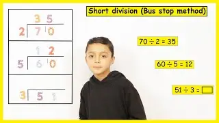 Division | Bus stop method | Short division | Division bus stop method | Maths with Nile
