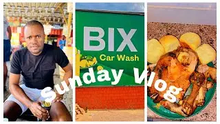 Vlog| Sunday Session at Bix Car Wash| Unboxing my new pots |Namibian Youtuber 😇😇