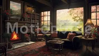 captivating animation backgrounds, cozy library animation, Animation Background Wonders