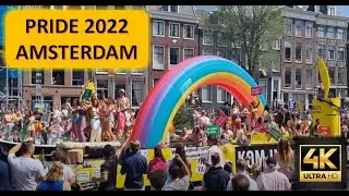 Pride 2022 Amsterdam - Best Moments of Canal Parade Show - 4K