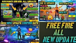 FREE FIRE UPCOMING OB32 UPDATE || FREE FIRE NEW ITEMS
