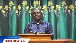 JEUDI  LE 15 / 01 / 2026 // L'ORDRE DANS L'EGLISE //  '':  FR  NESTOR  UMBA