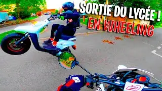 SORTIE APR&Egrave;S LE LYC&Eacute;E EN MOTO ! (Derbi, booster)