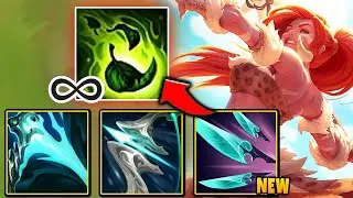 ADC NIDALEE HAS PERMA HEAL AND ATTACK SPEED WITH QUICKBLADES!