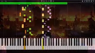 World of Warcraft - Stratholme Theme Synthesia Piano Tutorial (midi) //kidq