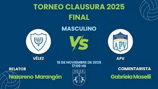 Cestoball | MASCULINO | VELEZ (0) vs APV (0) | Final Ida Torneo Clausura 2025