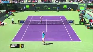 Andy Murray Hits Hot Shot On The Way To 500