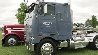 1979 Blue Peterbilt 352 Cabover At The 2025 Woodstock Truck Show