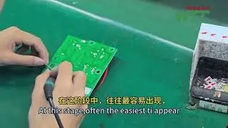 DIP plug-in post-welding process for PCB processing
