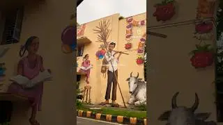 🤩Something so surreal about graffiti walls At lodhi art district😍 #ytshorts #lodhiartdistrict #fyp