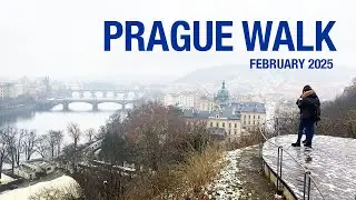Prague Walk with Viewpoints - Tour with Captions - February 2025 ❄️