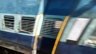 Sachkhand express overtake narsapur express at nagarsol at full speed...