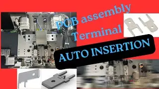 TE Connectivity FASTON .187&.250 auto insertion machine || PCB through-hole assembly