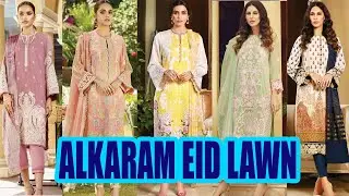 Alkaram Eid Luxury Lawn Collection 2021