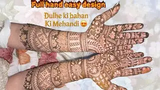 Arya tattoo studio is live| full hand Mehandi design step by step😍|