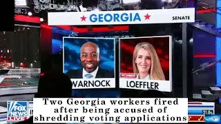Two Georgia workers fired after being accused of shredding voting applications