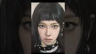 3000万次播放的画#karina #aespa #kpop #painting