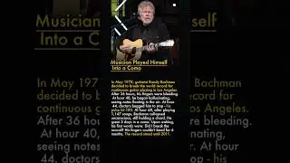 🎸 The Guitarist Who Played 48 Hours Straight Into a Coma 🎵😵