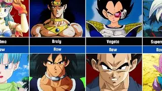 Comparison: Dragon Ball Characters Then VS Now