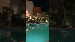 Poolside Dinner