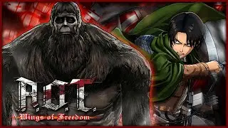 Attack on Titan (PS4) - Beast / Ape Titan vs Levi Boss Battle Secret Mission Gameplay (1080p)