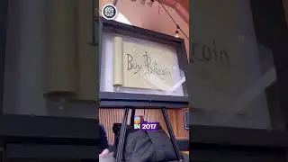 The buy Bitcoin sign shown behind Janet Yellen at a congressional testimony in 2017 sells for 16$BTC