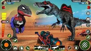 Wild Dinosaur Hunter 3D Zoo Game &ndash; Android Gameplay