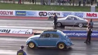 2013 VW Action - John Walklett's VW Beetle - running a 12.45
