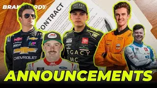 NASCAR Driver Announcements | Erik Jones Is Out | IndyCar Driver Announcement Too