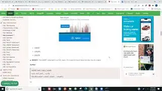 L023 Part 2 of 2 More on SQL INSERT INTO, UPDATE, and DELETE Operations in W3Schools
