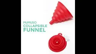 MUMUSO Kitchen Essentials: Silicone Funnel