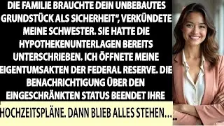 Meine Schwester belieh mein Grundstück für ihre Hochzeit — sie wusste nicht, wem es wirklich gehörte