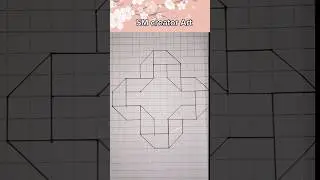 3d Geometric Drawing #shorts #smcreatorart