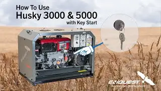 How to use Husky Diesel Generator with Key Start by Eniquest