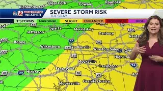 IMPACT DAY: Extreme Heat Tuesday With Some Severe Storms