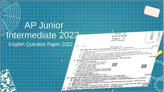 Junior Inter English AP Intermediate Board Question Paper