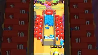 1000 Crowd Push 😱 | Hyper Casual Game #shorts
