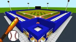 Minecraft Tutorial: How To Make A Baseball Field 