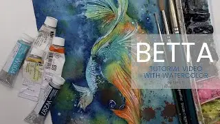 Tutorial video #91 – BETTA the painting process [timelapsed]