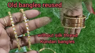 Rain drop bangles making at home//How to make kundan bangles from plain bangles//#kundanbangles 