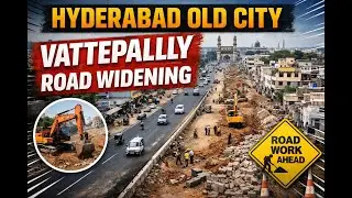 Hyderabad Old City Before vs After 😲 | Vattepally Road Widening