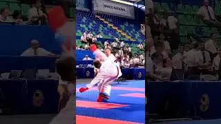 Douglas Brose karate 🥋 action swift takedown #shorts #kumite #fight