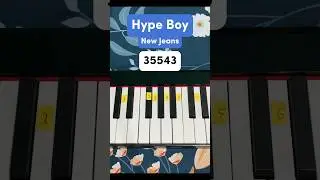 Hype Boy - New Jeans (Piano Tutorial) #music #shorts